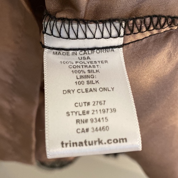 Trina Turk Dentelle Black Lace Cocktail Dress EUC - Picture 6 of 6